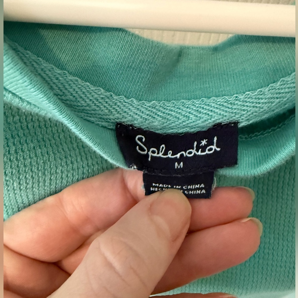 Splendid blue and green Knit Top - Picture 2 of 3